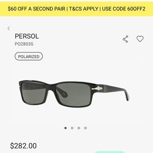 FLASH SALE !!! Brand new luxury PERSOL sunglasses.